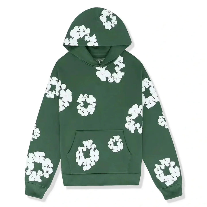 Floral Blossom Tracksuit Set | Soft Hoodie & Jogger Pants