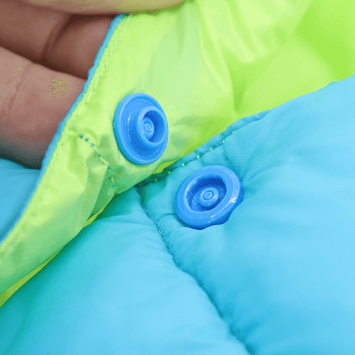 Reversible Dog Puffer Coat | Fleece-Lined Jacket for Cold Weather