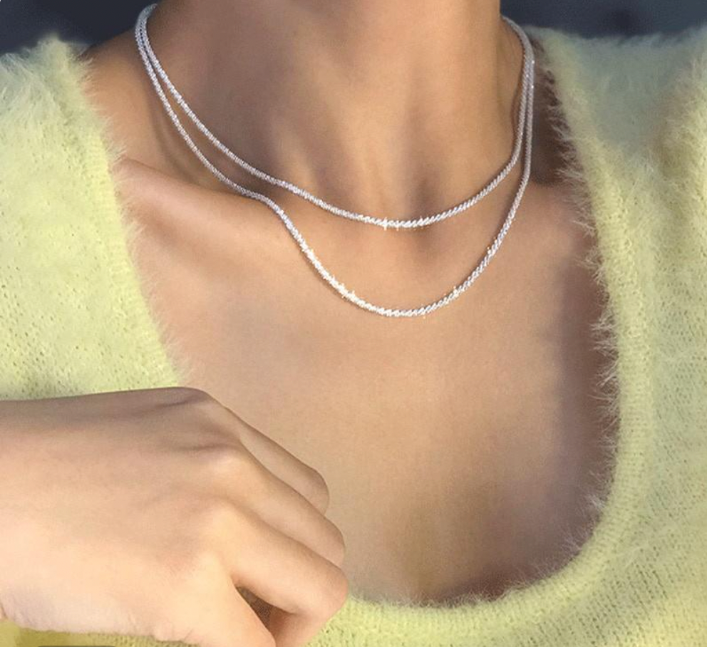 Zaria | Women’s Silver Necklace Set