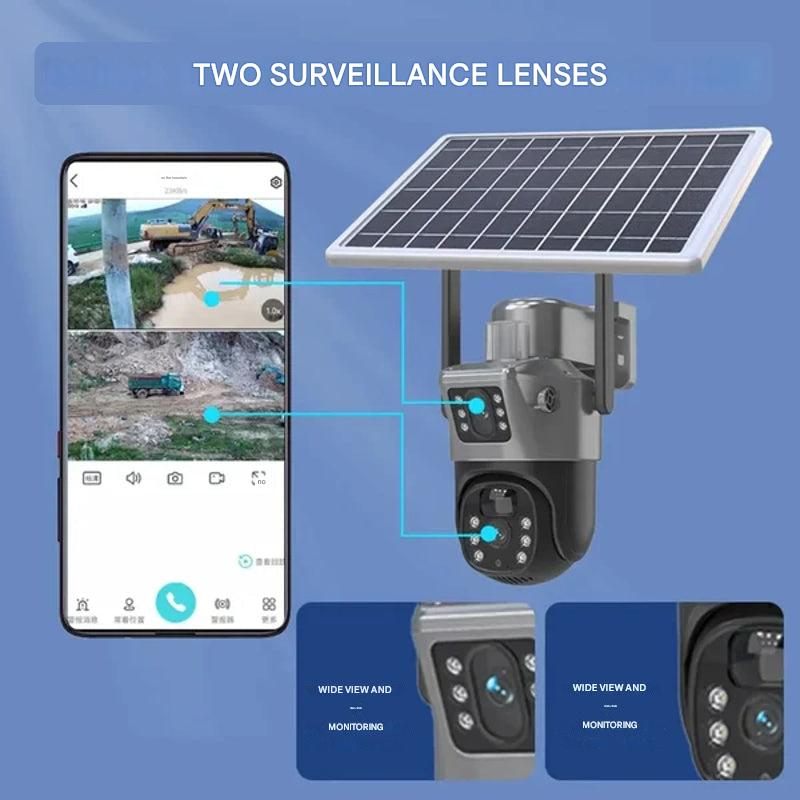 4K Solar Wireless Security Camera | Smart 360° Rotation