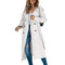 Women’s Long Trench Coat | Belted Classic Overcoat