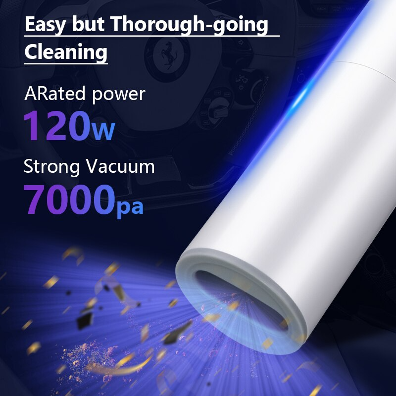 Wireless Car Vacuum Cleaner | Powerful & Compact Design