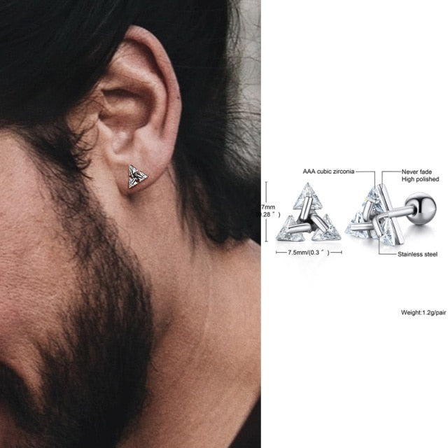 Estelle | Minimalist Stainless Steel Stud Earrings