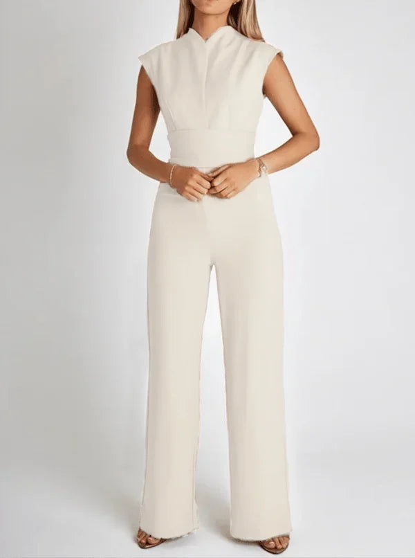 Vaela | Sleeveless Wide-Leg Jumpsuit -  Elegant Summer Outfit For Women