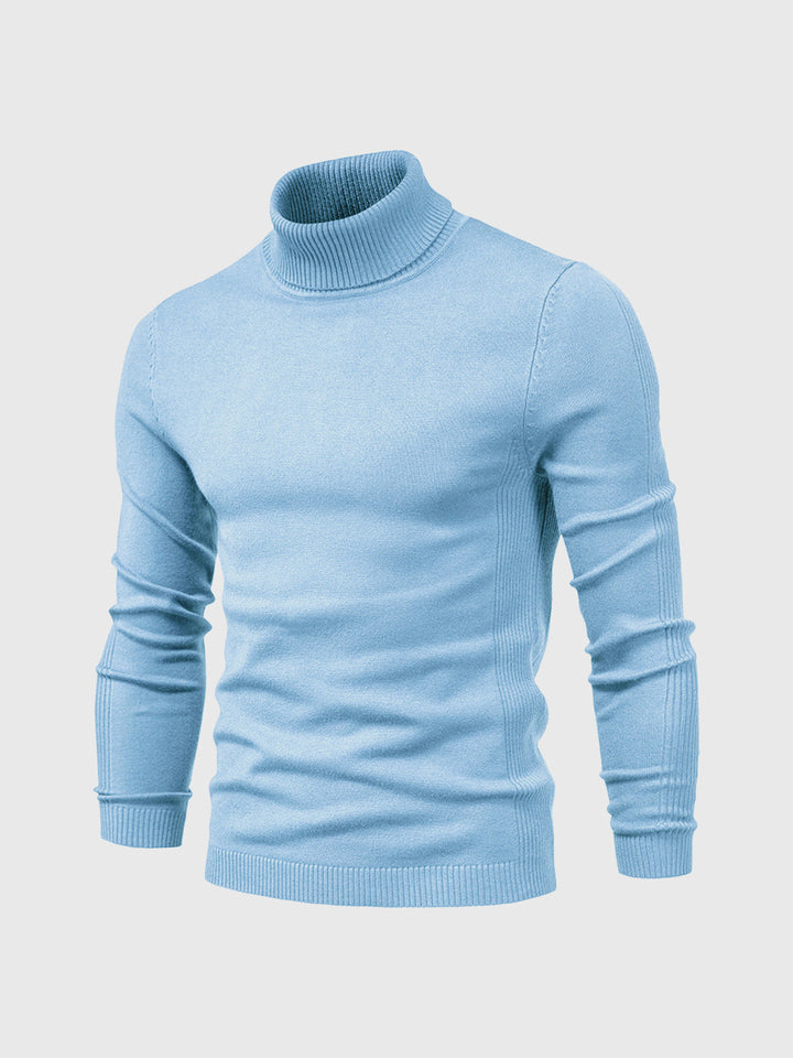 Men’s Soft Cotton Turtleneck Sweater