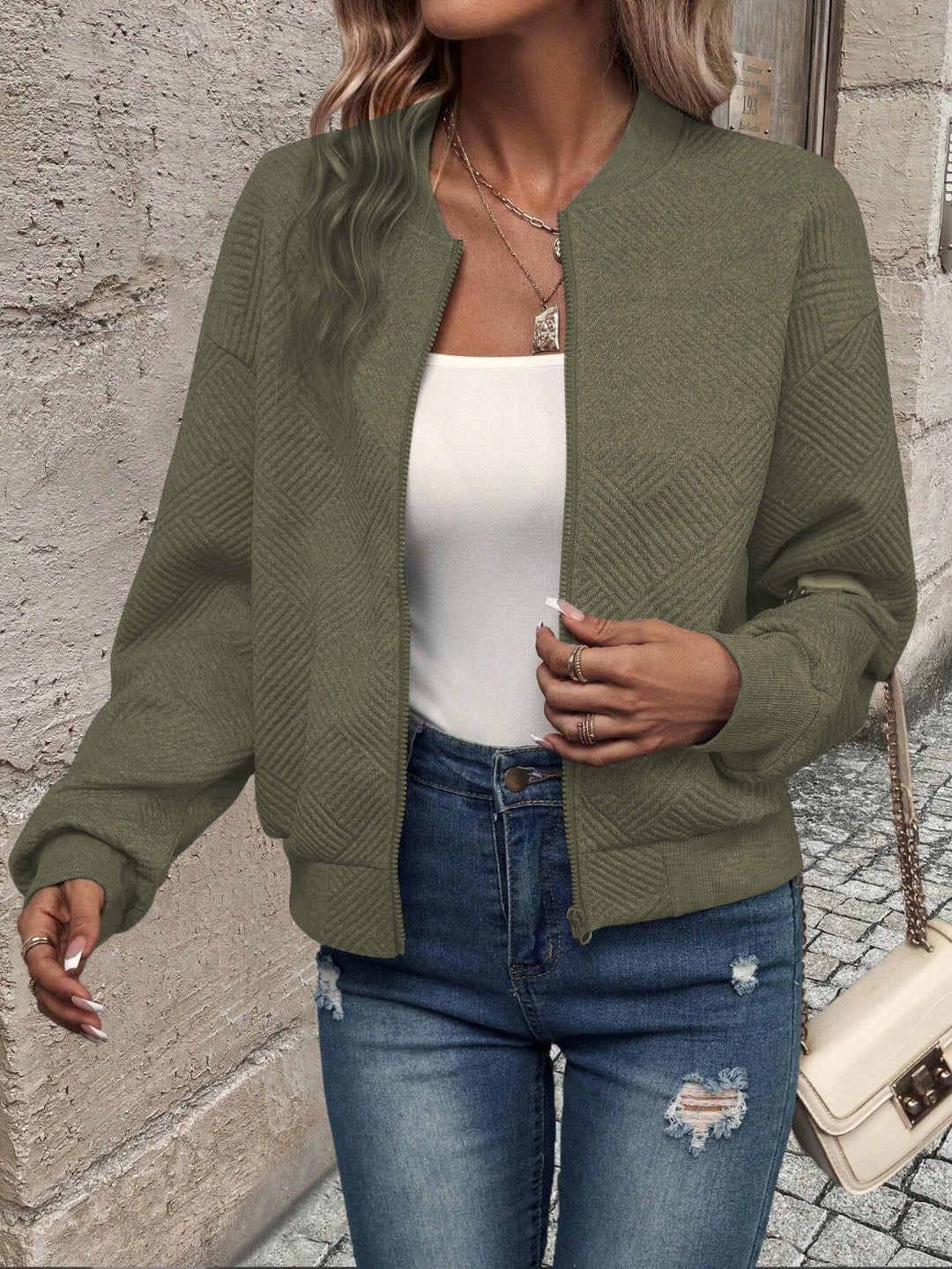 Ladies’ Classic Bomber Jacket