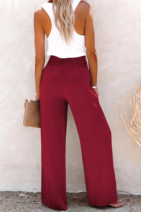 Kaia | Women's Wide-Leg Linen Pants for Beach, Travel & Everyday Wear