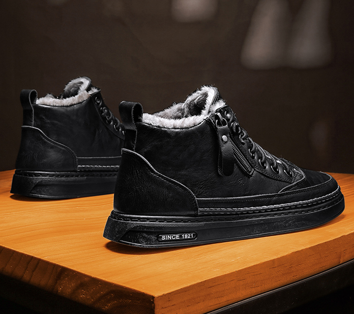 Barley Winter Boots for Men | Warm Cotton & Wool Blend