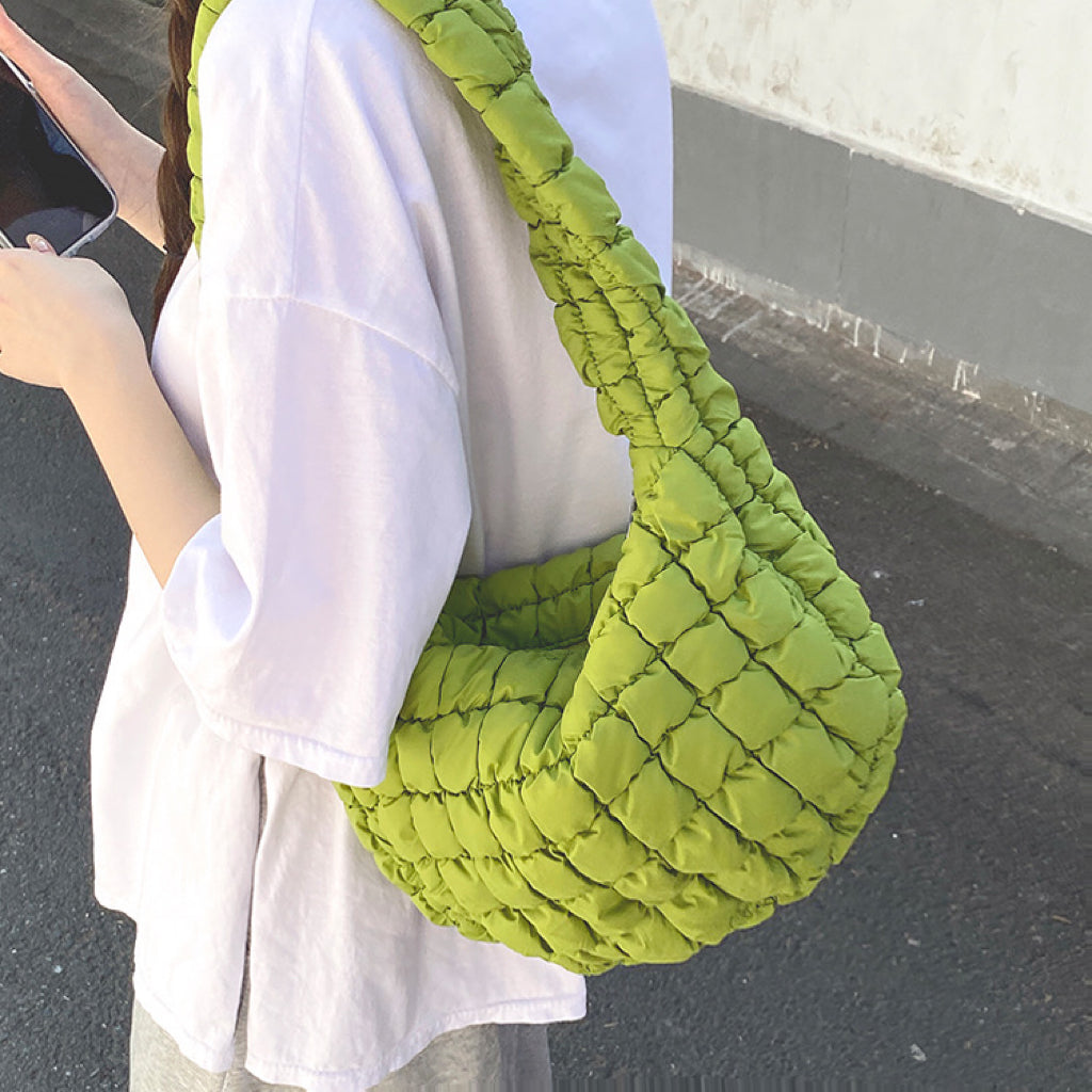 Kiora | Women’s Solid Color Puffer Shoulder Bag