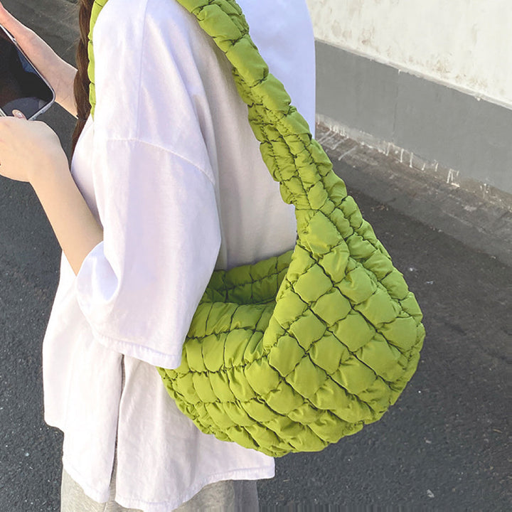 Kiora | Women’s Solid Color Puffer Shoulder Bag