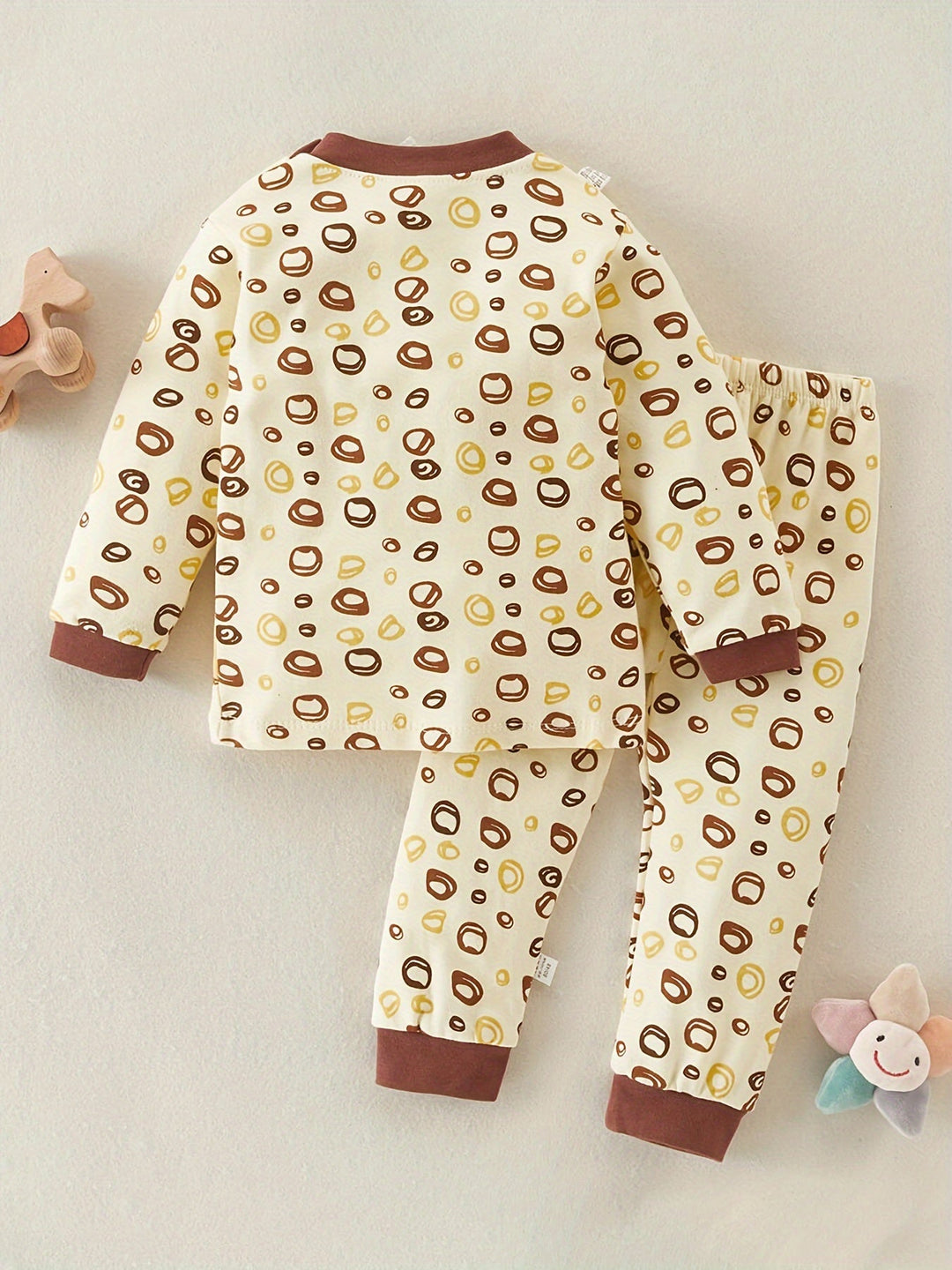 Toddler 2-Piece Set | Cartoon Letter Print Sweater & Pants