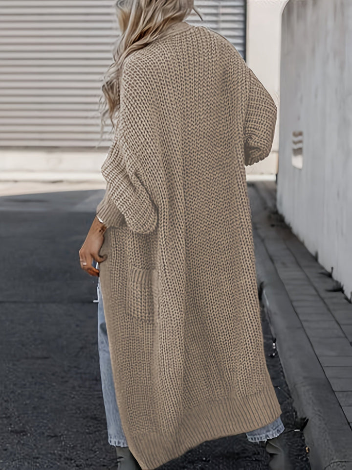 Women’s Wool-Like Cardigan Sweater | Long & Warm