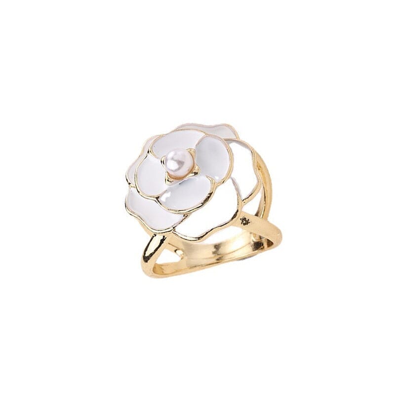 Elegant Women’s Camellia Ring