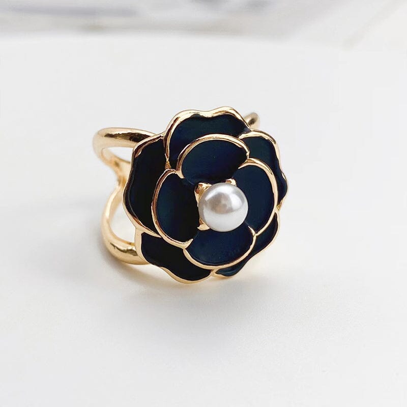 Elegant Women’s Camellia Ring