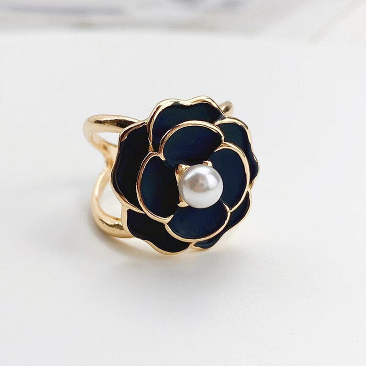 Elegant Women’s Camellia Ring