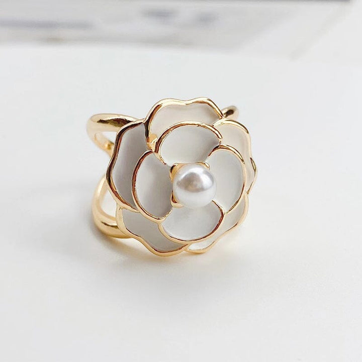 Elegant Women’s Camellia Ring