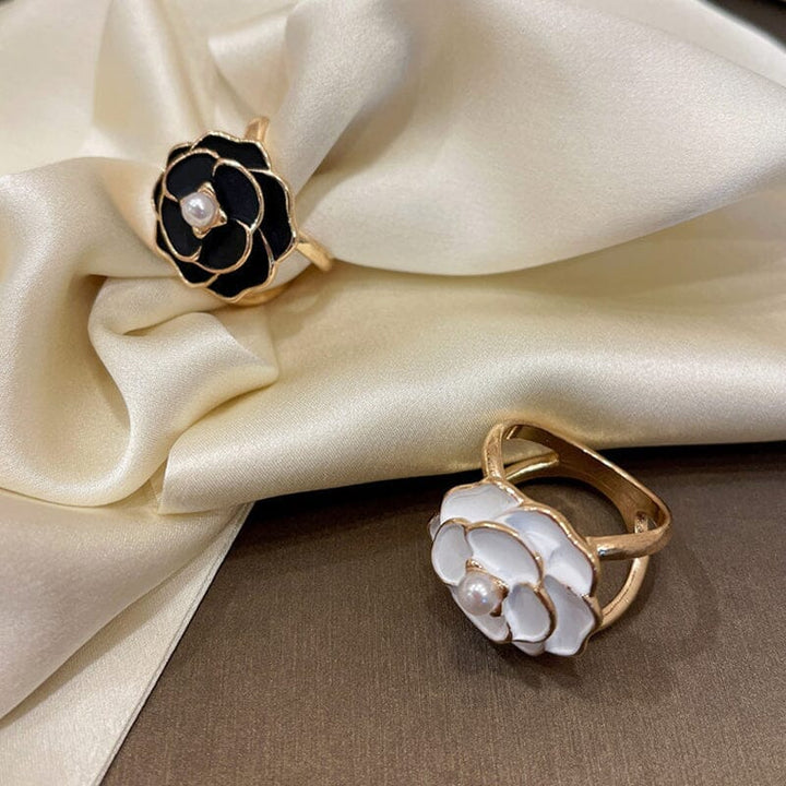 Elegant Women’s Camellia Ring