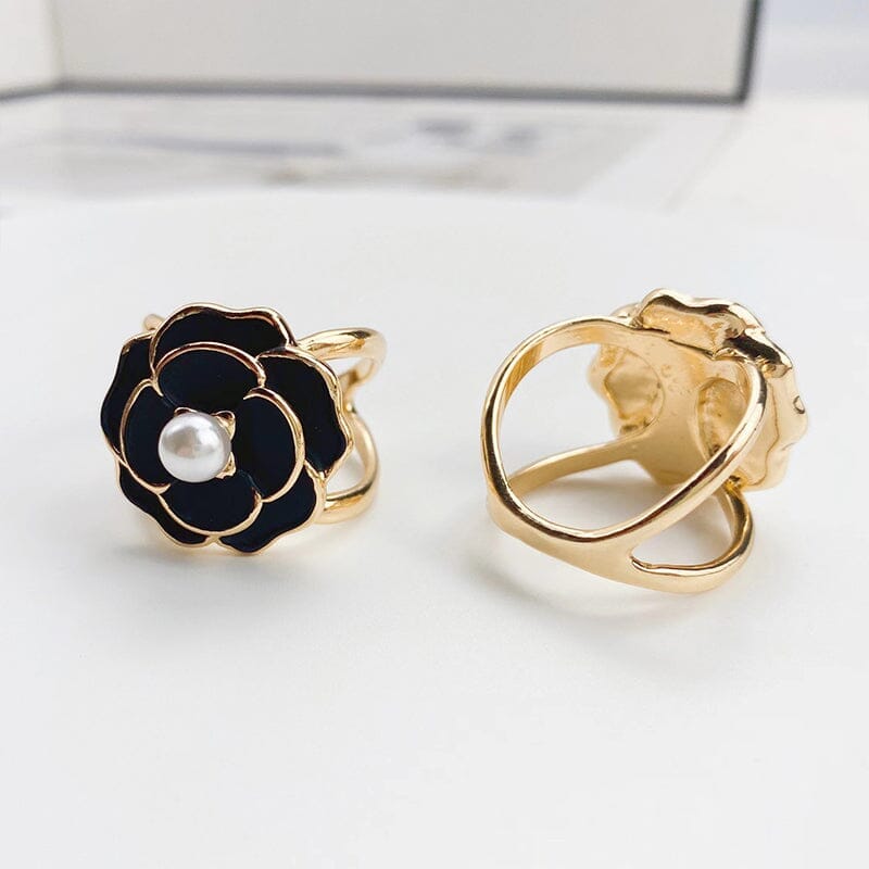 Elegant Women’s Camellia Ring