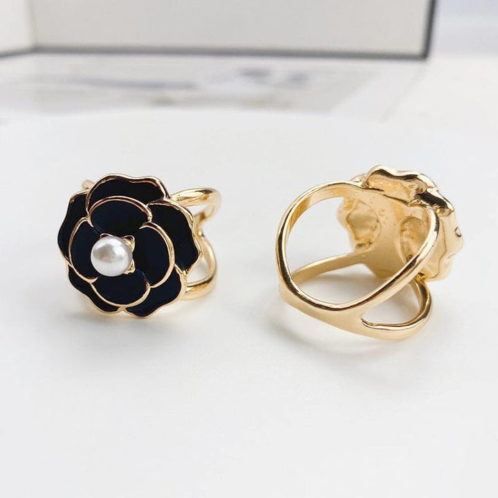 Elegant Women’s Camellia Ring