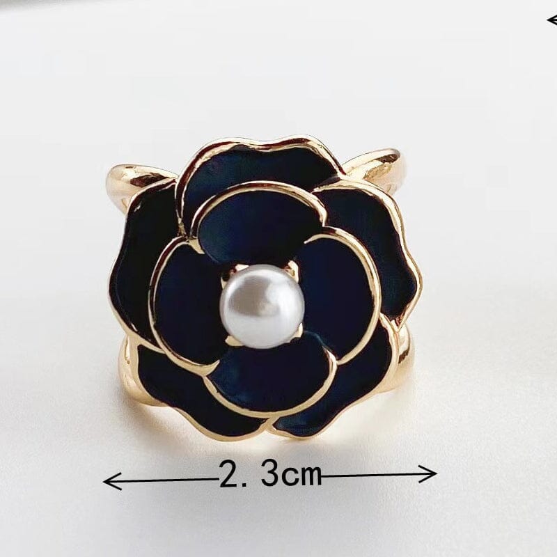 Elegant Women’s Camellia Ring