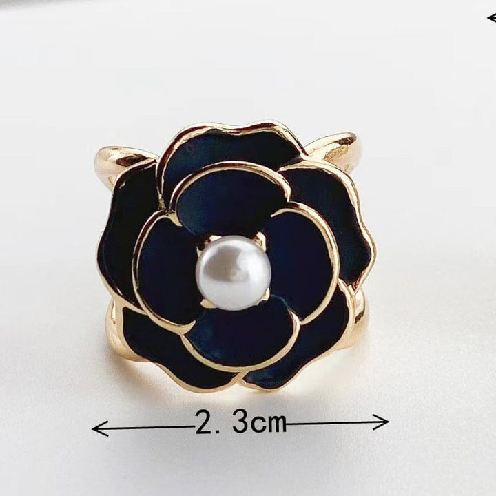 Elegant Women’s Camellia Ring
