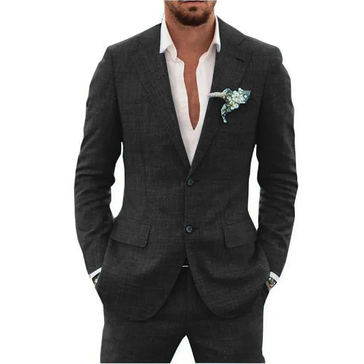 Men’s Lightweight Linen-Blend Suit