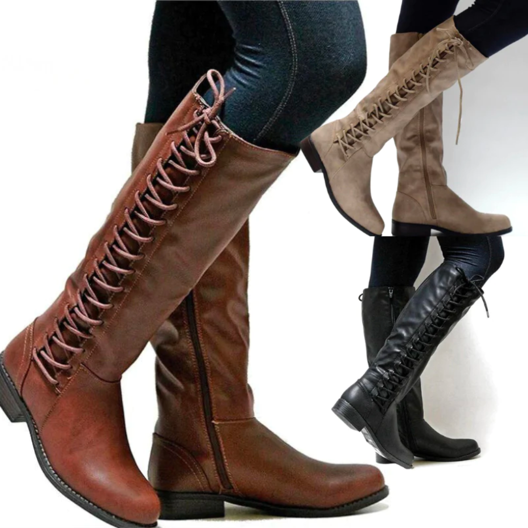 Warm Lined Women’s Riding Boots | Non-Slip Sole