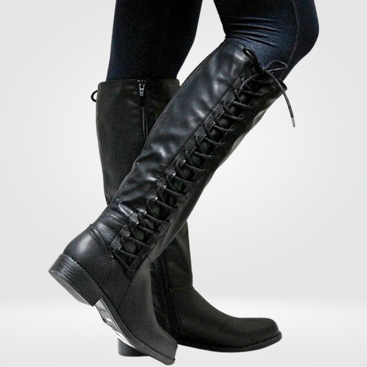 Warm Lined Women’s Riding Boots | Non-Slip Sole
