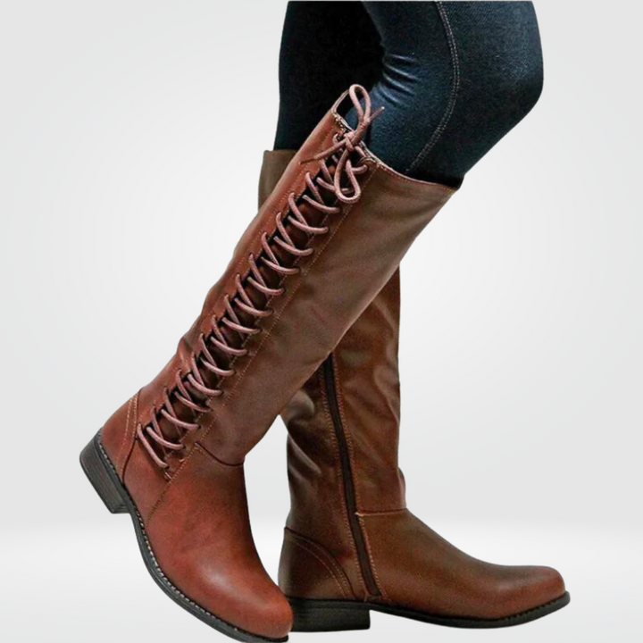 Warm Lined Women’s Riding Boots | Non-Slip Sole