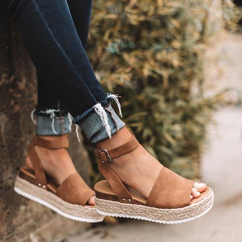 Indigo | Women’s Platform Espadrille Sandals