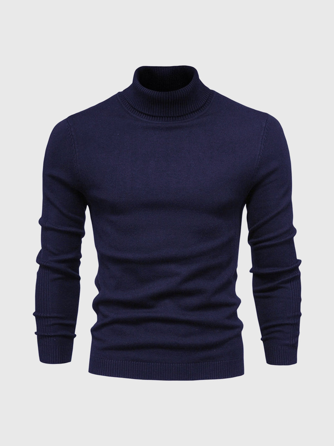 Men’s Soft Cotton Turtleneck Sweater
