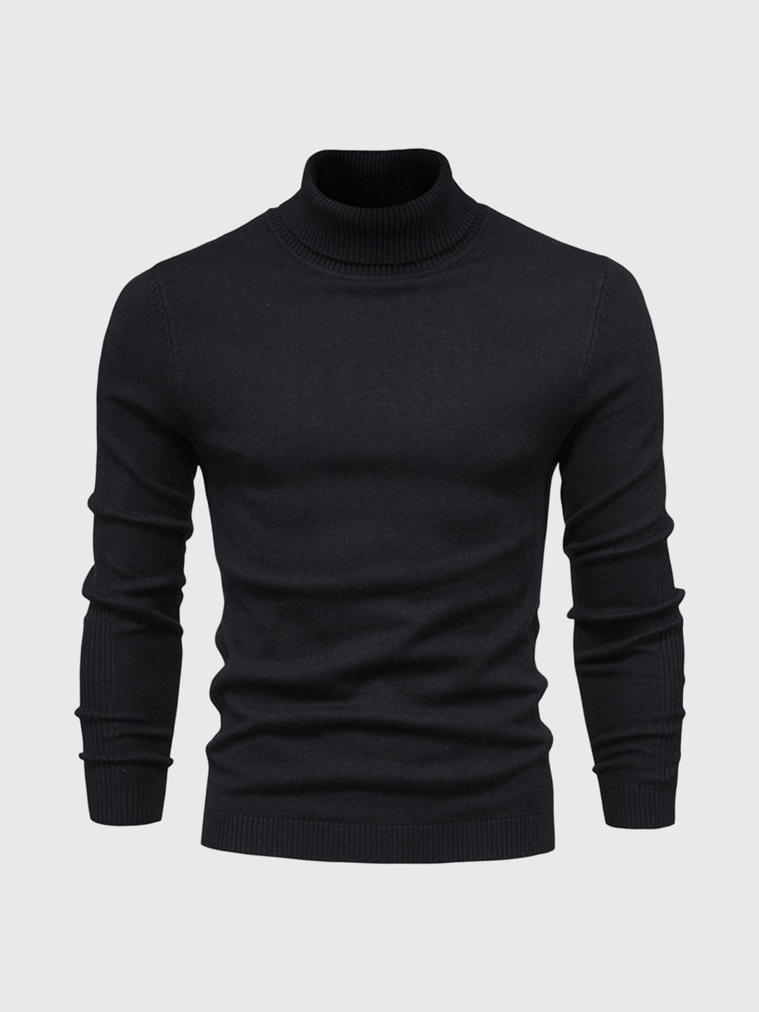 Men’s Soft Cotton Turtleneck Sweater
