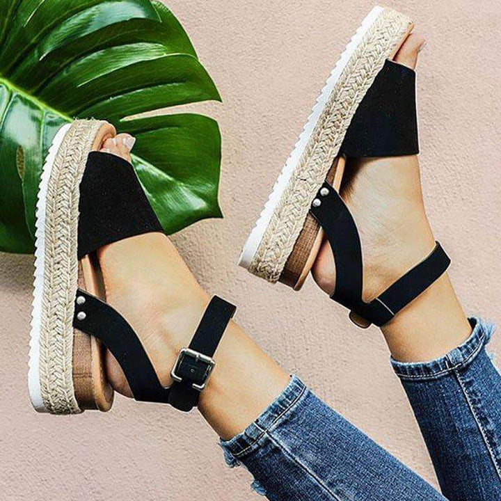Indigo | Women’s Platform Espadrille Sandals