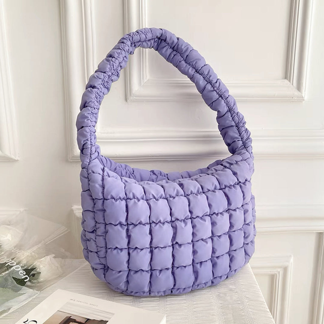 Kiora | Women’s Solid Color Puffer Shoulder Bag
