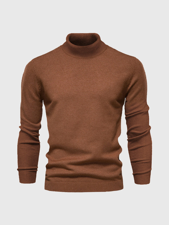 Men’s Soft Cotton Turtleneck Sweater