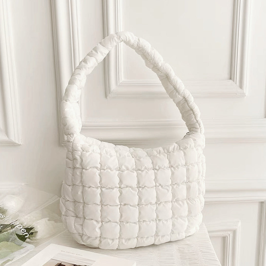 Kiora | Women’s Solid Color Puffer Shoulder Bag
