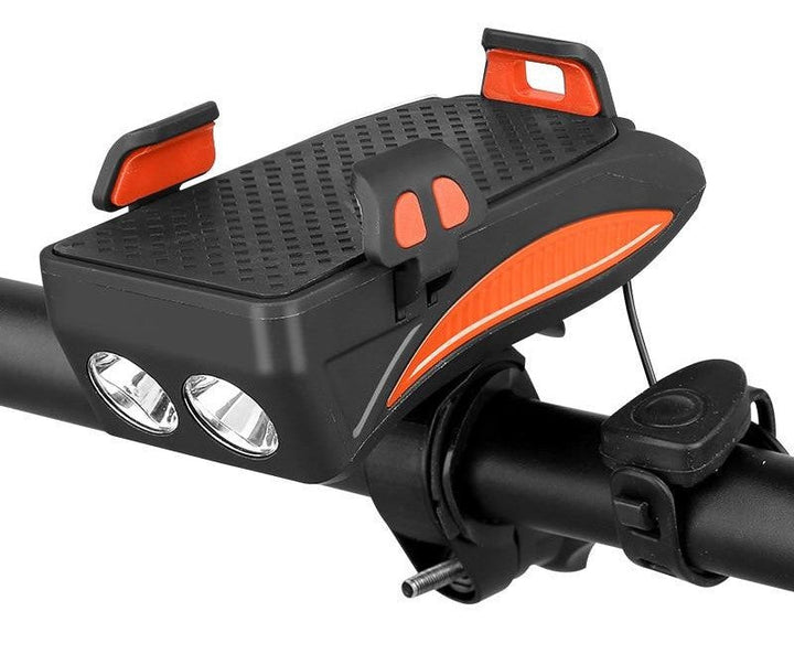 Bike Mount | Bike Handlebar Phone Mount with Light & Powerbank