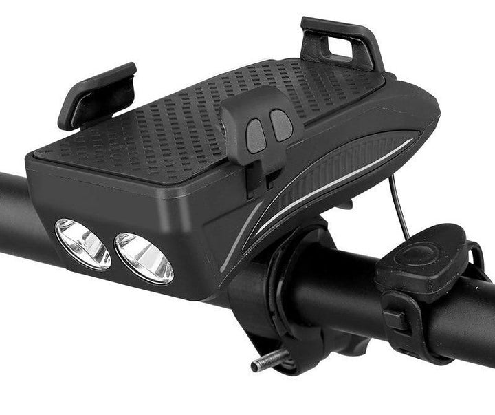 Bike Mount | Bike Handlebar Phone Mount with Light & Powerbank