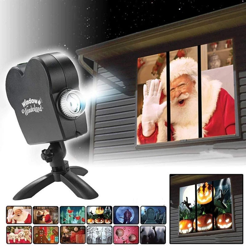 Window Projector for Halloween & Christmas Decorations