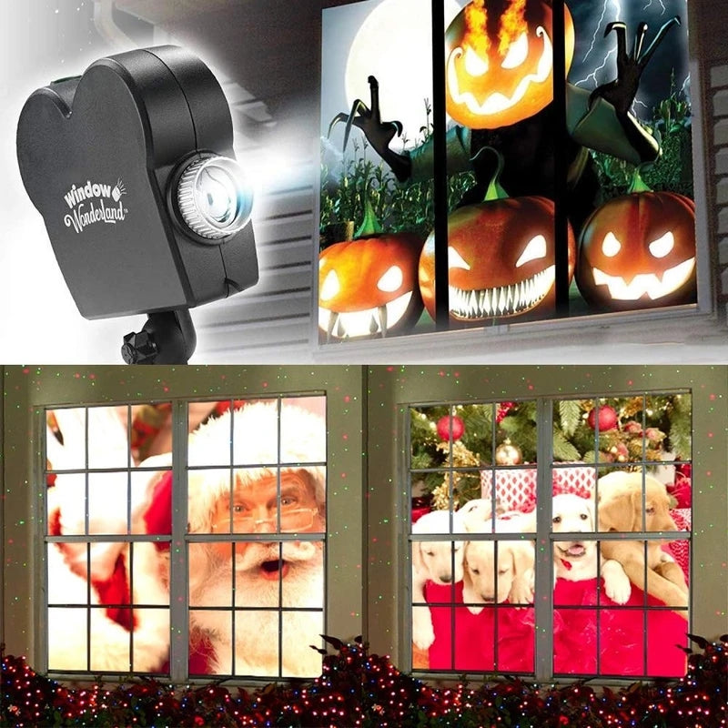 Window Projector for Halloween & Christmas Decorations