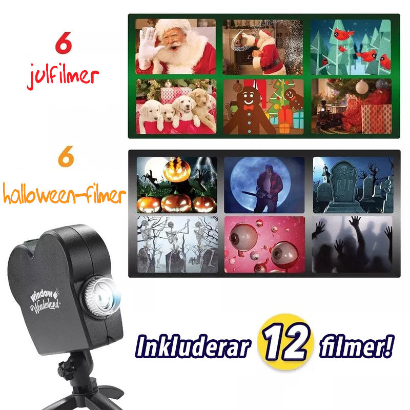 Window Projector for Halloween & Christmas Decorations
