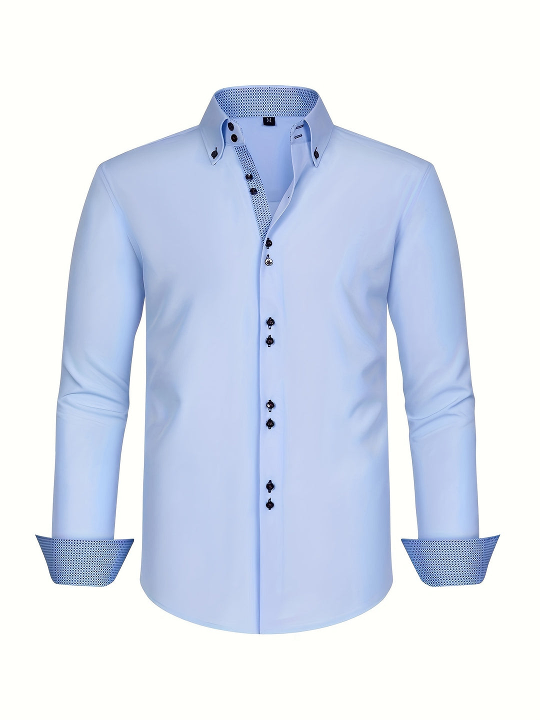 Men’s Double-Cuff Stretch Shirt | Slim Fit