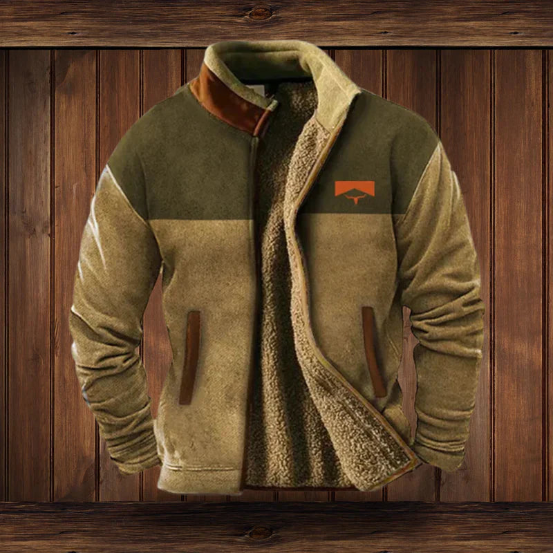 Men’s Vintage Lined Jacket | Warm, Durable Vintage Outdoor Coat