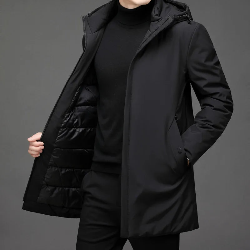 Men’s Waterproof Winter Coat | Warm & Timeless Design