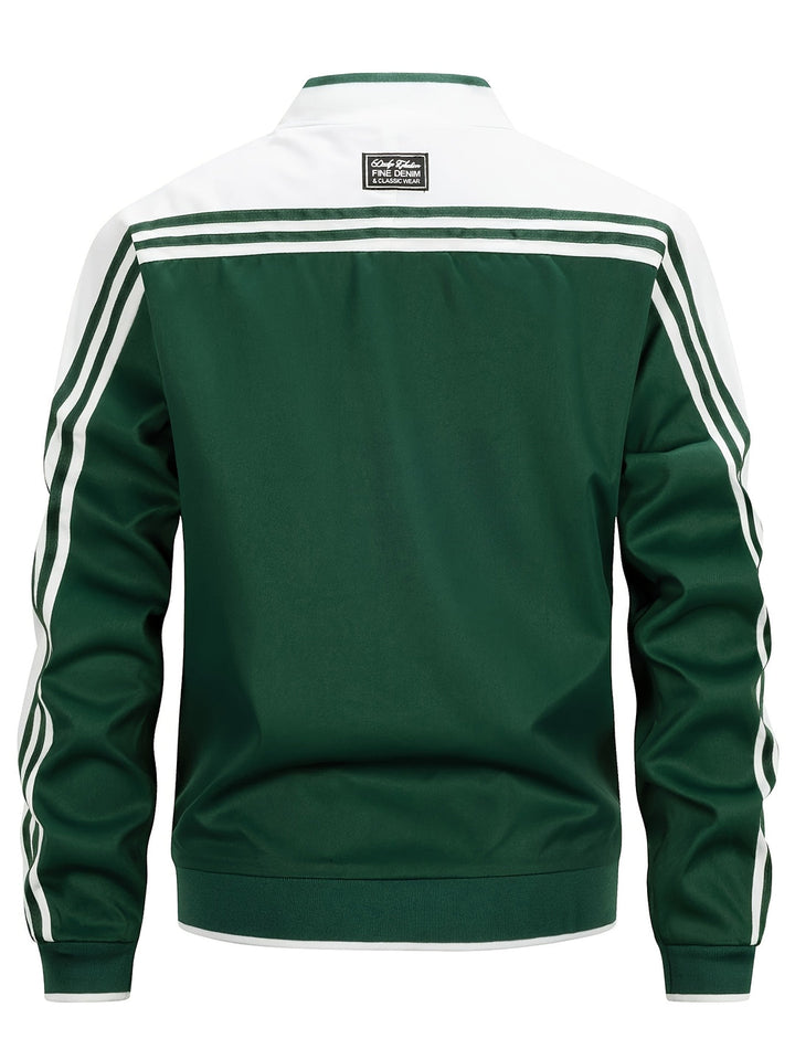 Men’s Lightweight Sport Jacket | Striped Sleeves