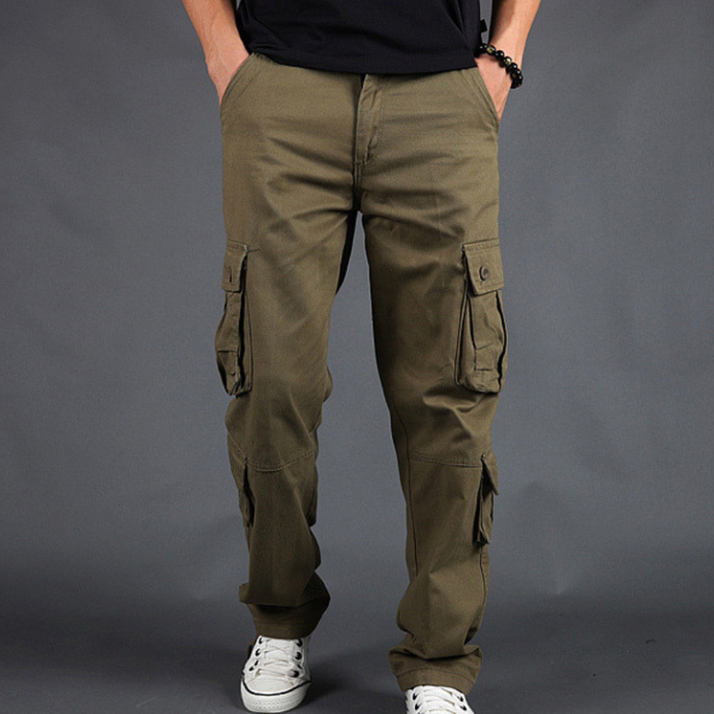 Men’s Cotton Style Cargo Pants | Durable, Breathable, Outdoor Utility