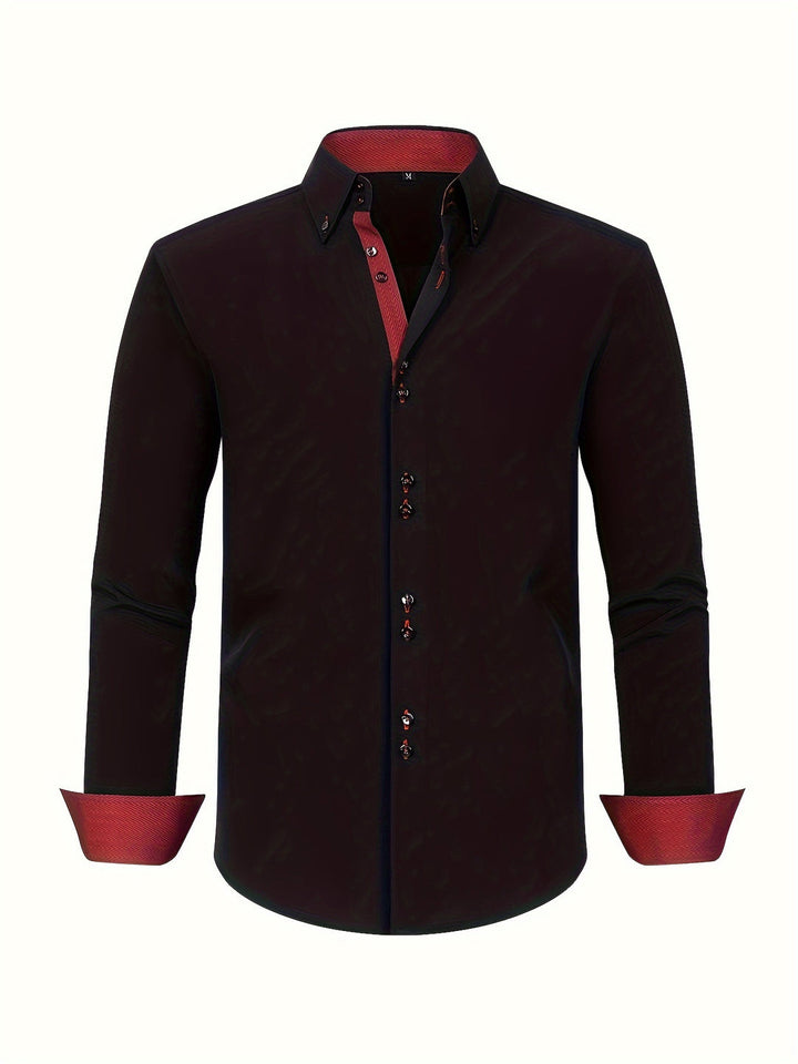 Men’s Double-Cuff Stretch Shirt | Slim Fit