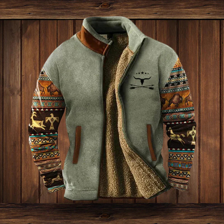 Men’s Vintage Lined Jacket | Warm, Durable Vintage Outdoor Coat