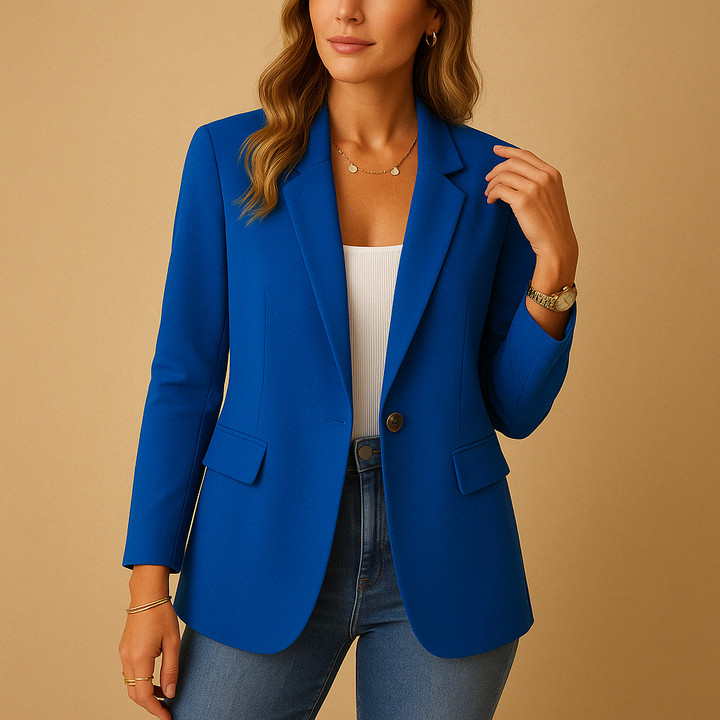Women’s Fitted Stretch Blazer | Classic Work & Casual Jacket