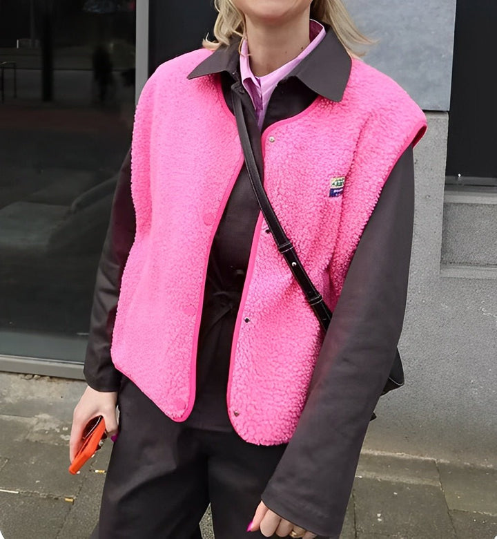 Soft Comfort Women’s Vest with Buttons | Cozy & Lightweight Style